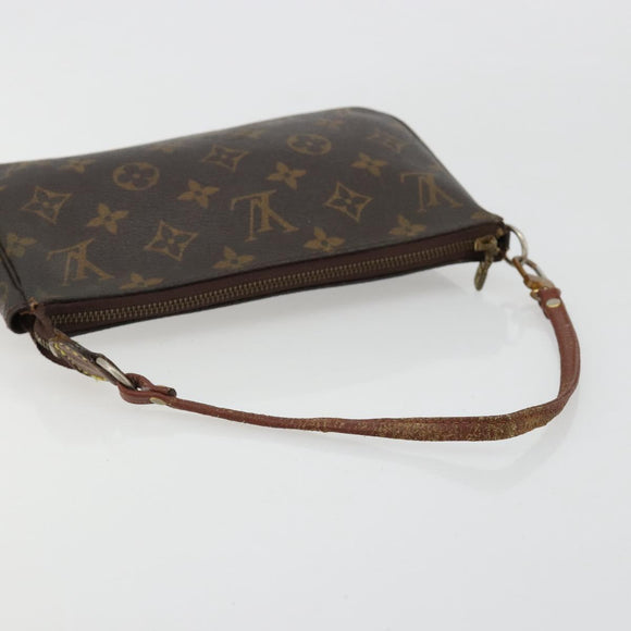 LOUIS VUITTON Monogram Pochette Accessoires Pouch M51980 LV Auth bs35597