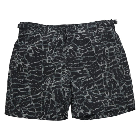 LOUIS VUITTON Shorts Pants Polyester Khaki Silver LV Auth bs35598V