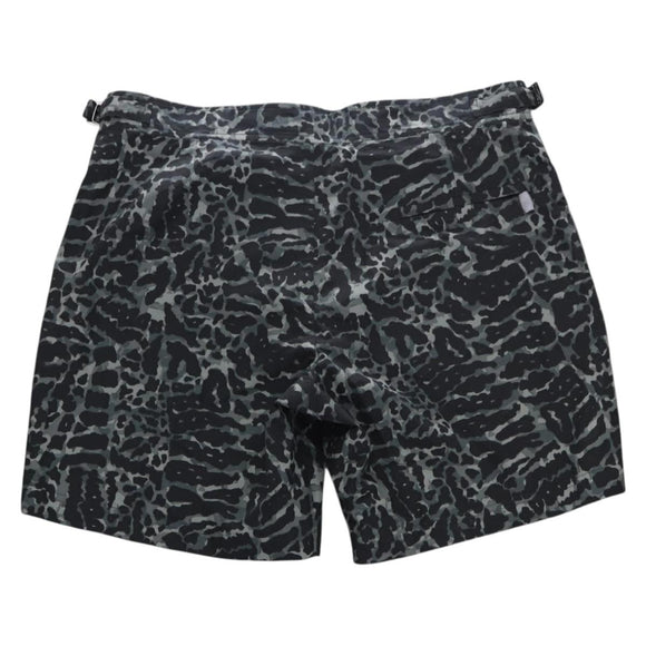 LOUIS VUITTON Shorts Pants Polyester Khaki Silver LV Auth bs35598V