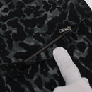 LOUIS VUITTON Shorts Pants Polyester Khaki Silver LV Auth bs35598V-3