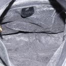 GUCCI Bamboo Shoulder Bag Suede 2way Black Gold 001 1014 1638 0 Auth bs35599-11