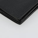 GUCCI GG Marmont Bifold Wallet Leather Black Gold 456126 Auth bs35602-16