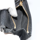 GUCCI GG Marmont Bifold Wallet Leather Black Gold 456126 Auth bs35602-10