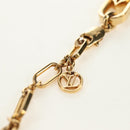 LOUIS VUITTON My LV Chain GM Necklace metal Gold Tone M01123 LV Auth bs35604M-10