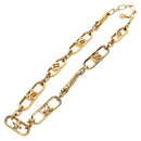 LOUIS VUITTON My LV Chain GM Necklace metal Gold Tone M01123 LV Auth bs35604M-6