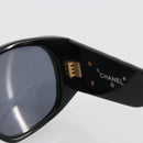 CHANEL Sunglasses plastic Black CC Auth bs35605-10