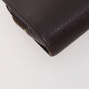 LOUIS VUITTON Taiga Baikal Clutch Bag 2 Set Acajou M30186 LV Auth bs35607-14