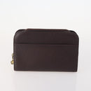 LOUIS VUITTON Taiga Baikal Clutch Bag 2 Set Acajou M30186 LV Auth bs35607-3
