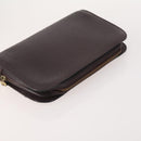 LOUIS VUITTON Taiga Baikal Clutch Bag 2 Set Acajou M30186 LV Auth bs35607-5