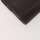 LOUIS VUITTON Taiga Baikal Clutch Bag 2 Set Acajou M30186 LV Auth bs35607-7