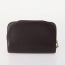 LOUIS VUITTON Taiga Baikal Clutch Bag 2 Set Acajou M30186 LV Auth bs35607-9