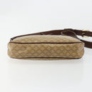 CELINE Macadam Canvas Shoulder Bag PVC Beige Gold Auth bs35608-9