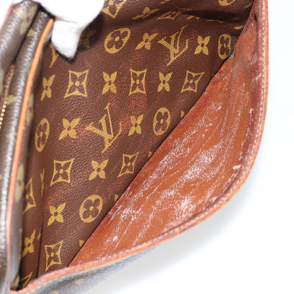 LOUIS VUITTON Monogram Compiegne 28 Clutch Bag M51845 LV Auth bs35609