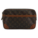 LOUIS VUITTON Monogram Compiegne 28 Clutch Bag M51845 LV Auth bs35609-2