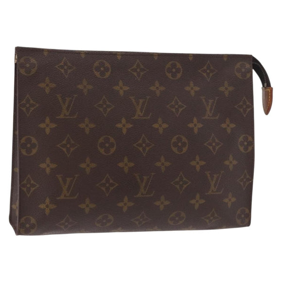 LOUIS VUITTON Monogram Poche Toilette 26 Pouch M47542 LV Auth bs35610