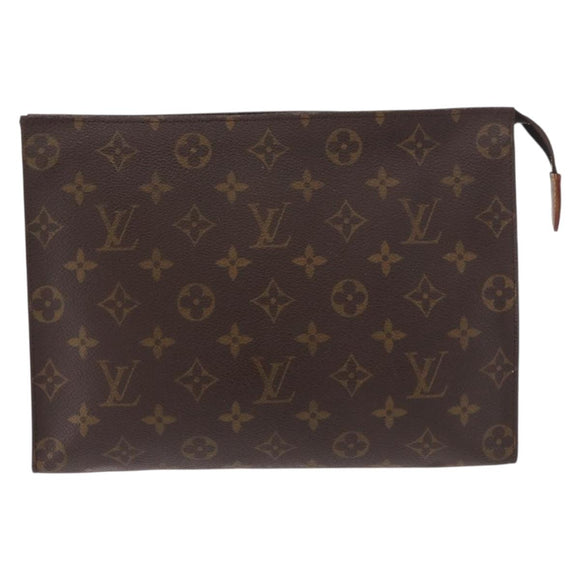 LOUIS VUITTON Monogram Poche Toilette 26 Pouch M47542 LV Auth bs35610