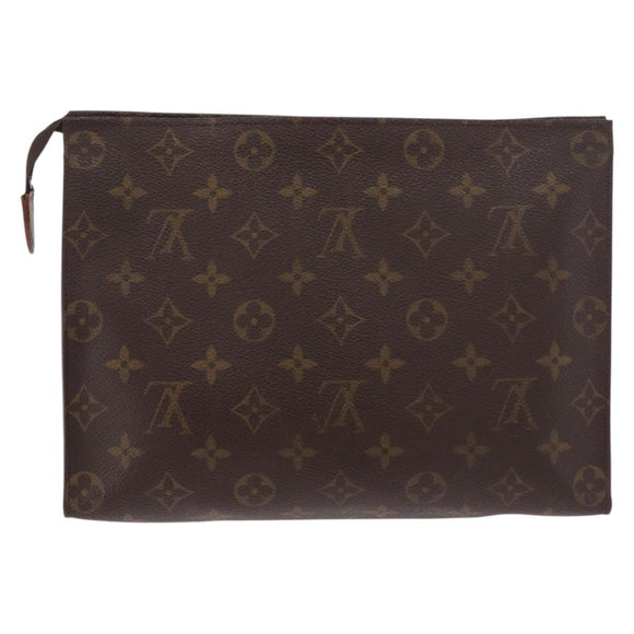 LOUIS VUITTON Monogram Poche Toilette 26 Pouch M47542 LV Auth bs35610