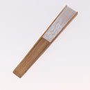 LOUIS VUITTON Fondation Japanese Fan Polyester White LV Auth bs35612V-14