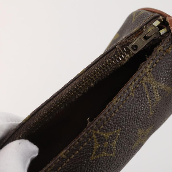 LOUIS VUITTON Monogram Vernis Pouch 6 Set Beige LV Auth bs35613