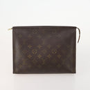 LOUIS VUITTON Monogram Vernis Pouch 6 Set Beige LV Auth bs35613-2