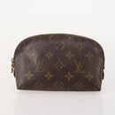 LOUIS VUITTON Monogram Vernis Pouch 6 Set Beige LV Auth bs35613-7