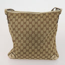 GUCCI GG Supreme GG Canvas Web Sherry Line Bag 3 Set Beige Black Auth bs35614-11