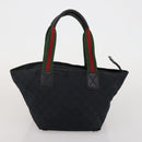 GUCCI GG Supreme GG Canvas Web Sherry Line Bag 3 Set Beige Black Auth bs35614-18