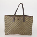 GUCCI GG Supreme GG Canvas Web Sherry Line Bag 3 Set Beige Black Auth bs35614-2