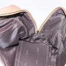 LOEWE Anagram Amazonas Hand Bag Leather Beige Gold Auth bs35616-18