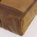 LOEWE Anagram Tote Bag Canvas Beige Gold Auth bs35617-14