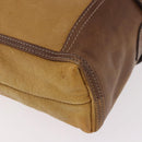 LOEWE Anagram Tote Bag Canvas Beige Gold Auth bs35617-15