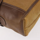 LOEWE Anagram Tote Bag Canvas Beige Gold Auth bs35617-16