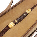 LOEWE Anagram Tote Bag Canvas Beige Gold Auth bs35617-10