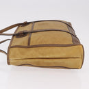 LOEWE Anagram Tote Bag Canvas Beige Gold Auth bs35617-4