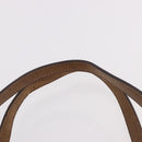 LOEWE Anagram Tote Bag Canvas Beige Gold Auth bs35617-8