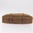 LOEWE Anagram Tote Bag Canvas Beige Gold Auth bs35617-5