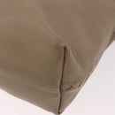 BOTTEGA VENETA INTRECCIATO Tote Bag Leather Pink Beige Auth bs35618A-16