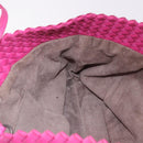 BOTTEGA VENETA INTRECCIATO Tote Bag Leather Pink Beige Auth bs35618A-18