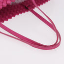 BOTTEGA VENETA INTRECCIATO Tote Bag Leather Pink Beige Auth bs35618A-7