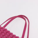 BOTTEGA VENETA INTRECCIATO Tote Bag Leather Pink Beige Auth bs35618A-8