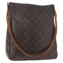 LOUIS VUITTON Monogram Looping GM Shoulder Bag M51145 LV Auth bs35621-1