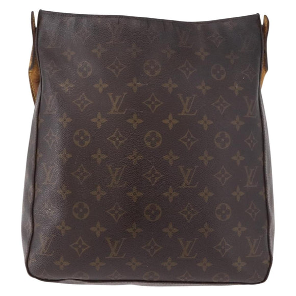 LOUIS VUITTON Monogram Looping GM Shoulder Bag M51145 LV Auth bs35621