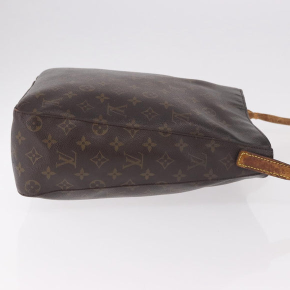LOUIS VUITTON Monogram Looping GM Shoulder Bag M51145 LV Auth bs35621