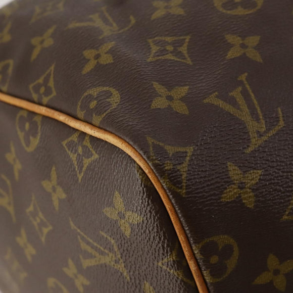 LOUIS VUITTON Monogram Keepall 55 Boston Bag M41424 LV Auth bs35622
