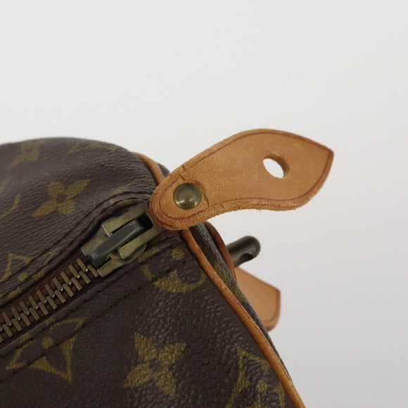 LOUIS VUITTON Monogram Keepall 55 Boston Bag M41424 LV Auth bs35622