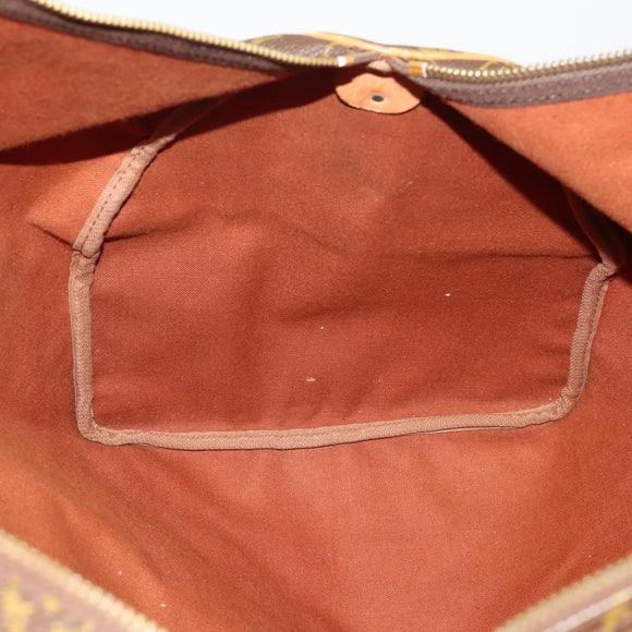 LOUIS VUITTON Monogram Keepall 55 Boston Bag M41424 LV Auth bs35622