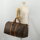 LOUIS VUITTON Monogram Keepall 55 Boston Bag M41424 LV Auth bs35622-23