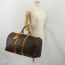 LOUIS VUITTON Monogram Keepall 50 Boston Bag M41426 LV Auth bs35623-25