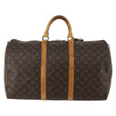 LOUIS VUITTON Monogram Keepall 50 Boston Bag M41426 LV Auth bs35623-2