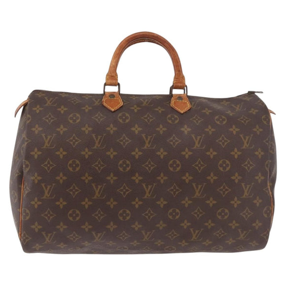 LOUIS VUITTON Monogram Speedy 40 Hand Bag M41522 LV Auth bs35624